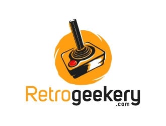 Retrogeekery.com logo design by DesignPal
