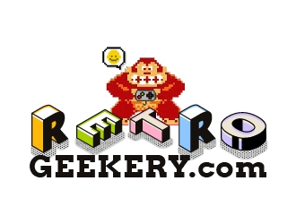 Retrogeekery.com logo design by Loregraphic