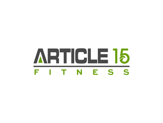 Article 15 Fitness  logo design by enzidesign