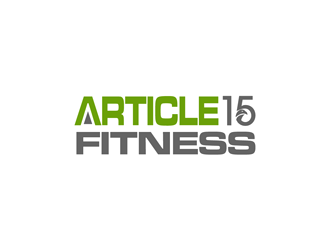 Article 15 Fitness  logo design by enzidesign