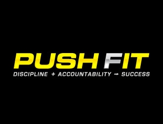 PUSH Fit logo design by J0s3Ph