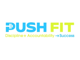 PUSH Fit logo design by jaize