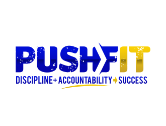 PUSH Fit logo design by serprimero