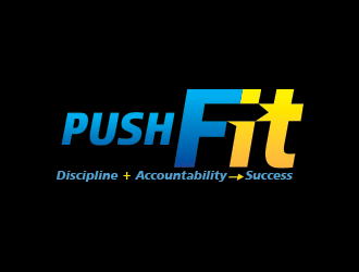 PUSH Fit logo design by thedila