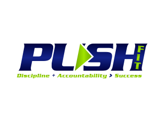 PUSH Fit logo design by BeDesign