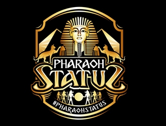 Pharaoh Status logo design by DreamLogoDesign