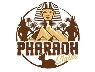 Pharaoh Status logo design by DreamLogoDesign
