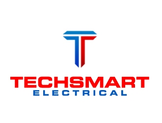 Techsmart Electrical logo design by ElonStark