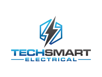 Techsmart Electrical logo design by RIANW