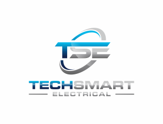 Techsmart Electrical logo design by santrie