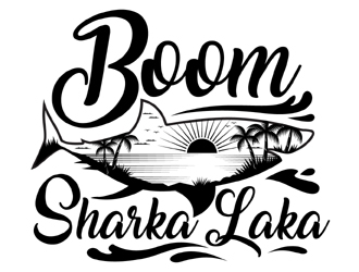 Boom Sharkalaka  logo design by MAXR