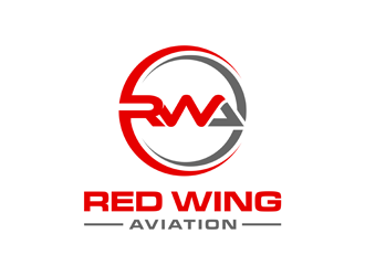 Red Wing Aviation logo design by alby