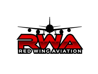 Red Wing Aviation logo design by ElonStark