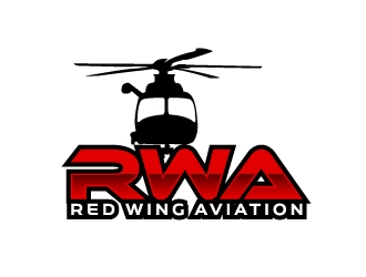 Red Wing Aviation logo design by ElonStark