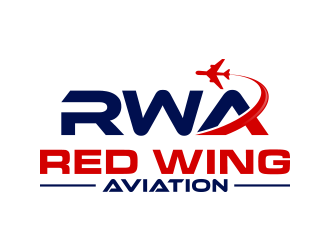 Red Wing Aviation logo design by lexipej