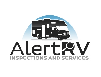 Alert RV Inspections and Services logo design by ElonStark