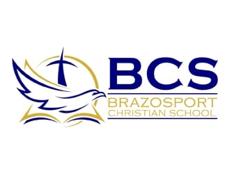 Brazosport Christian School logo design by MAXR