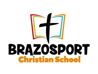 Brazosport Christian School logo design by ElonStark