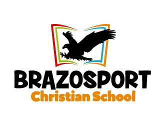 Brazosport Christian School logo design by ElonStark