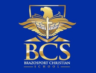 Brazosport Christian School logo design by Suvendu