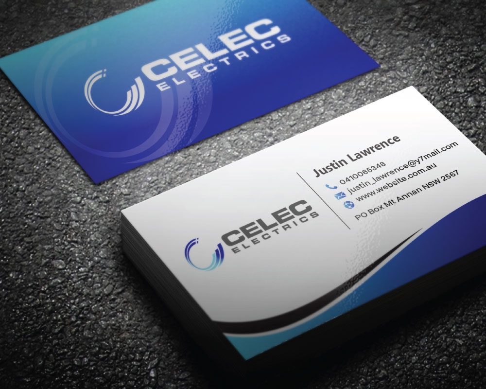CELEC Electrics logo design by Boomstudioz