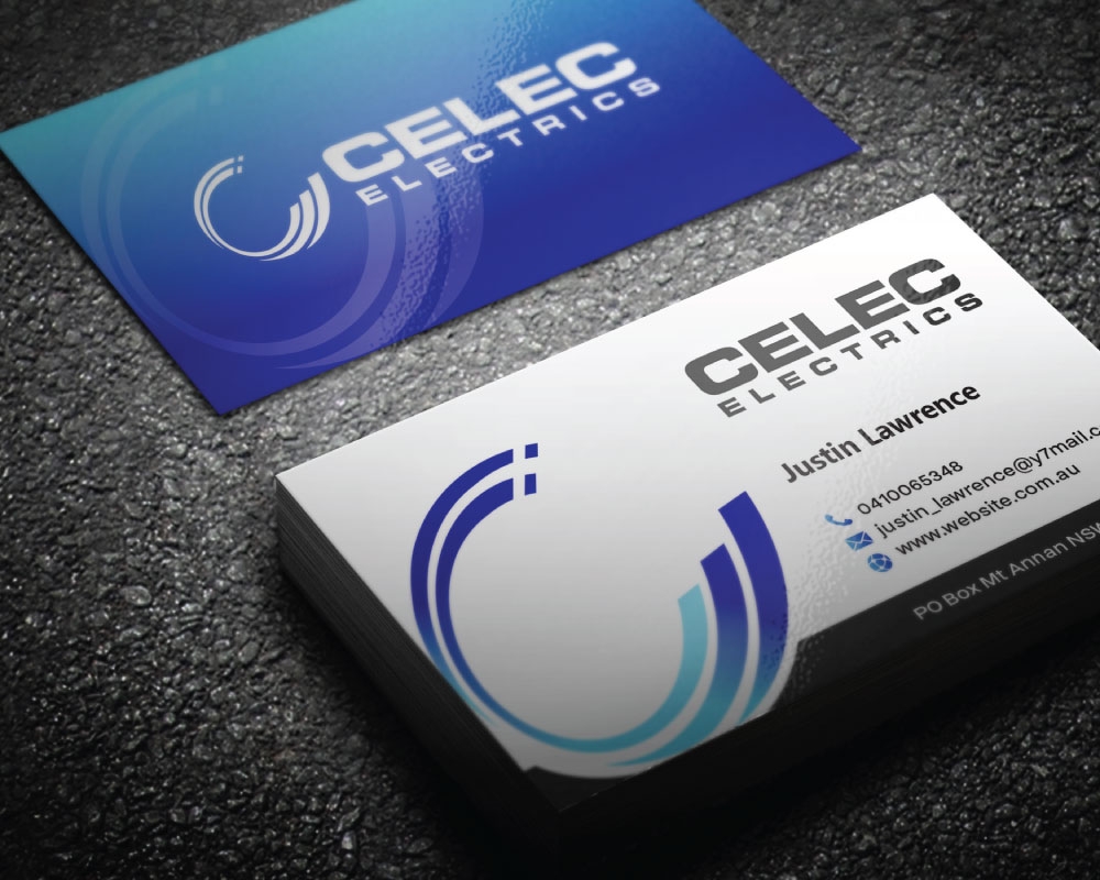 CELEC Electrics logo design by Boomstudioz