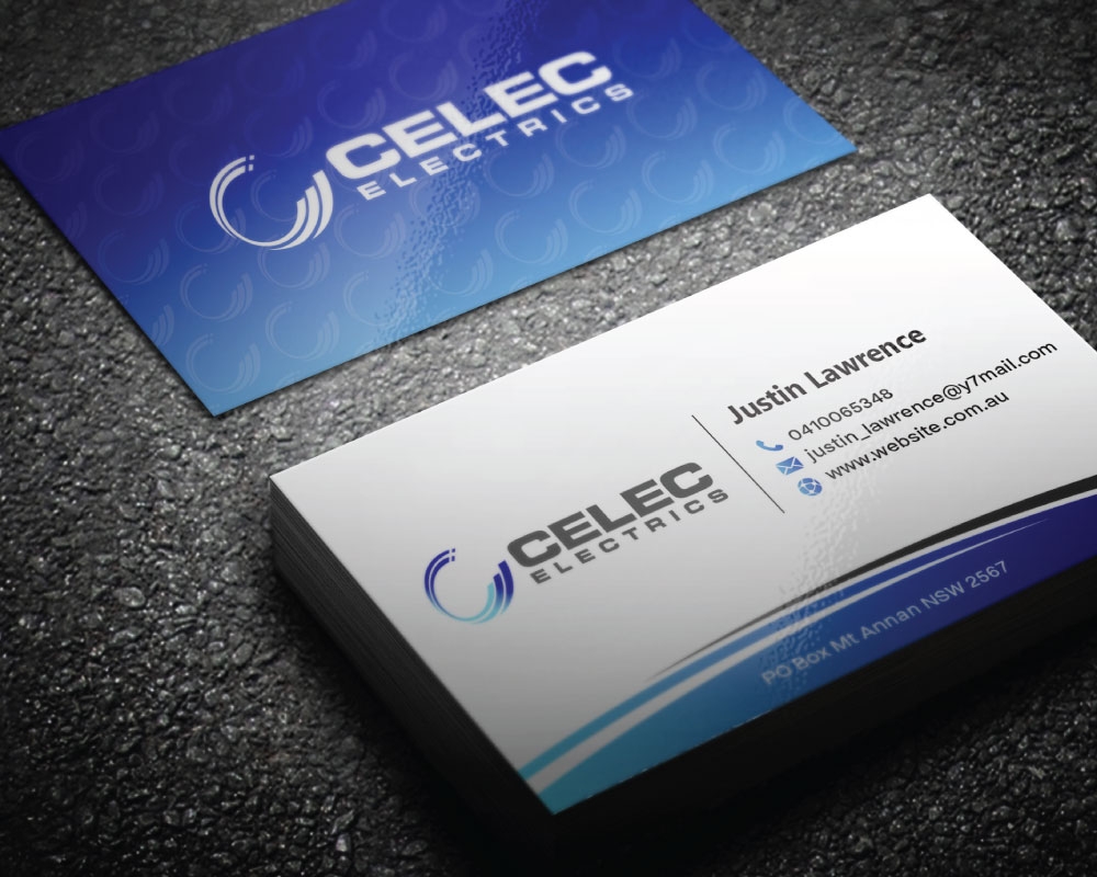 CELEC Electrics logo design by Boomstudioz
