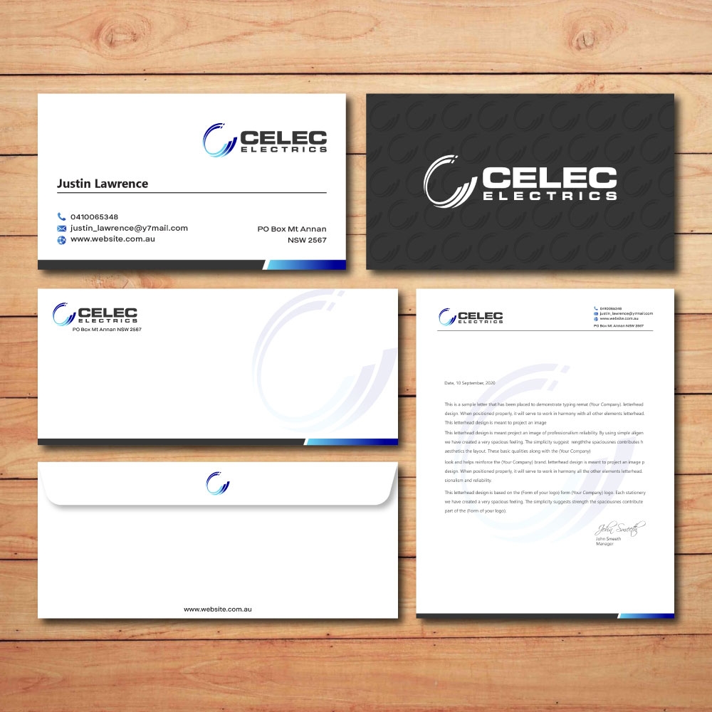 CELEC Electrics logo design by Boomstudioz