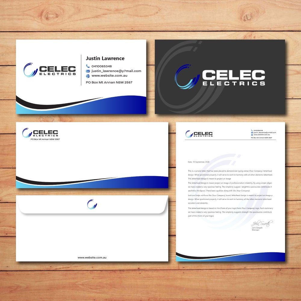 CELEC Electrics logo design by Boomstudioz