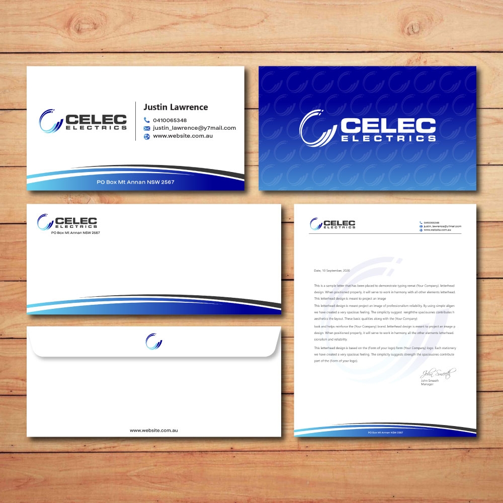 CELEC Electrics logo design by Boomstudioz