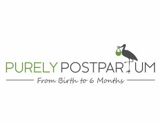 Purely Postpartum logo design by hidro
