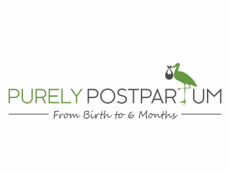 Purely Postpartum logo design by hidro