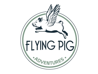 Flying Pig Adventures logo design by logoguy