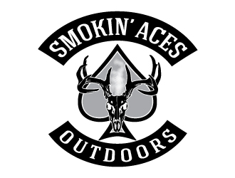 Smokin’ Aces Outdoors logo design by logoguy