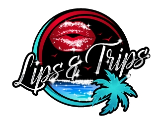 Lips & Trips logo design by Aelius