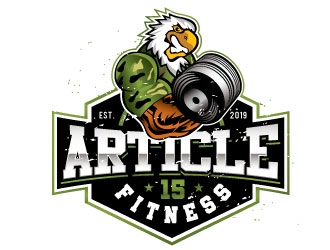 Article 15 Fitness  logo design by REDCROW