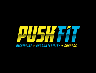 PUSH Fit logo design by denfransko
