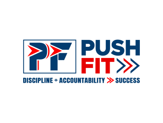 PUSH Fit logo design by graphicstar