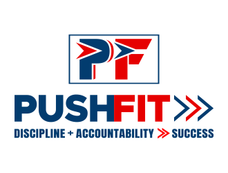 PUSH Fit logo design by graphicstar