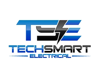 Techsmart Electrical logo design by ElonStark