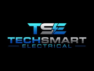 Techsmart Electrical logo design by daywalker