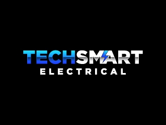Techsmart Electrical logo design by fillintheblack