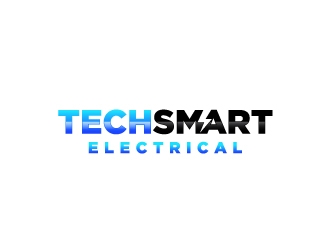 Techsmart Electrical logo design by fillintheblack