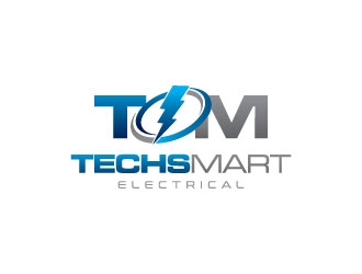 Techsmart Electrical logo design by crazher