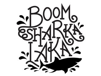 Boom Sharkalaka  logo design by MAXR