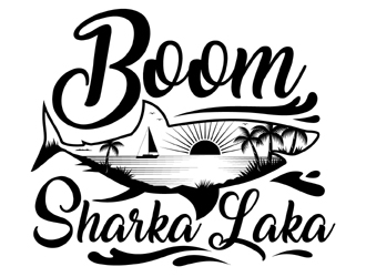 Boom Sharkalaka  logo design by MAXR