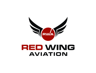 Red Wing Aviation logo design by mbamboex