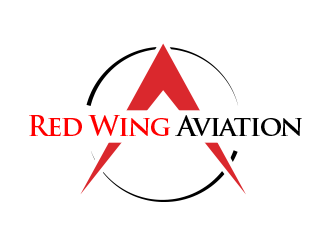 Red Wing Aviation logo design by BeDesign