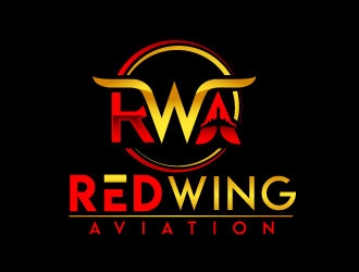 Red Wing Aviation logo design by REDCROW