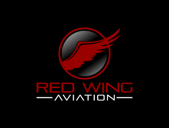 Red Wing Aviation logo design by Kruger